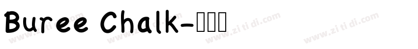 Buree Chalk字体转换